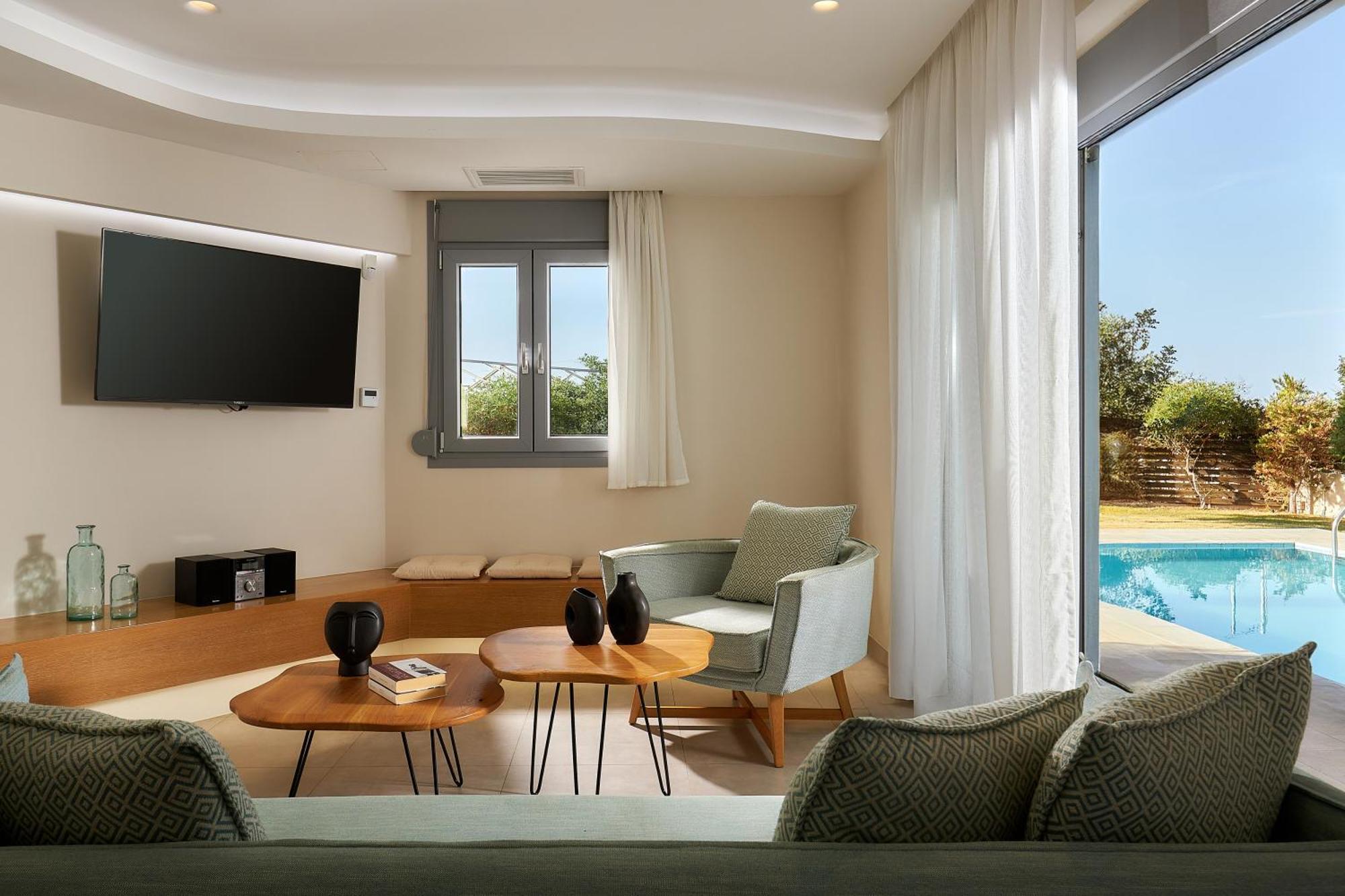 Villa Santa Barbara Hersonisos แอร์ซอนิสซอส ภายนอก รูปภาพ