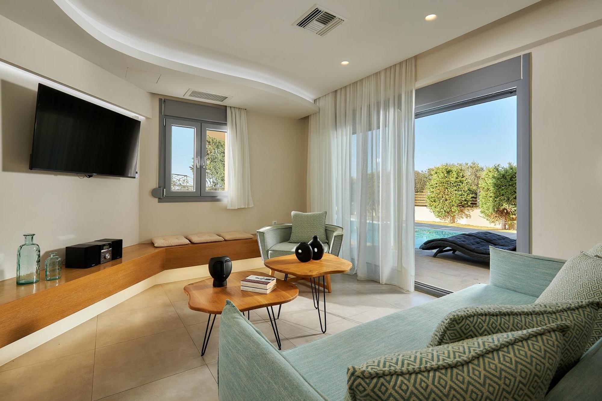 Villa Santa Barbara Hersonisos แอร์ซอนิสซอส ภายนอก รูปภาพ