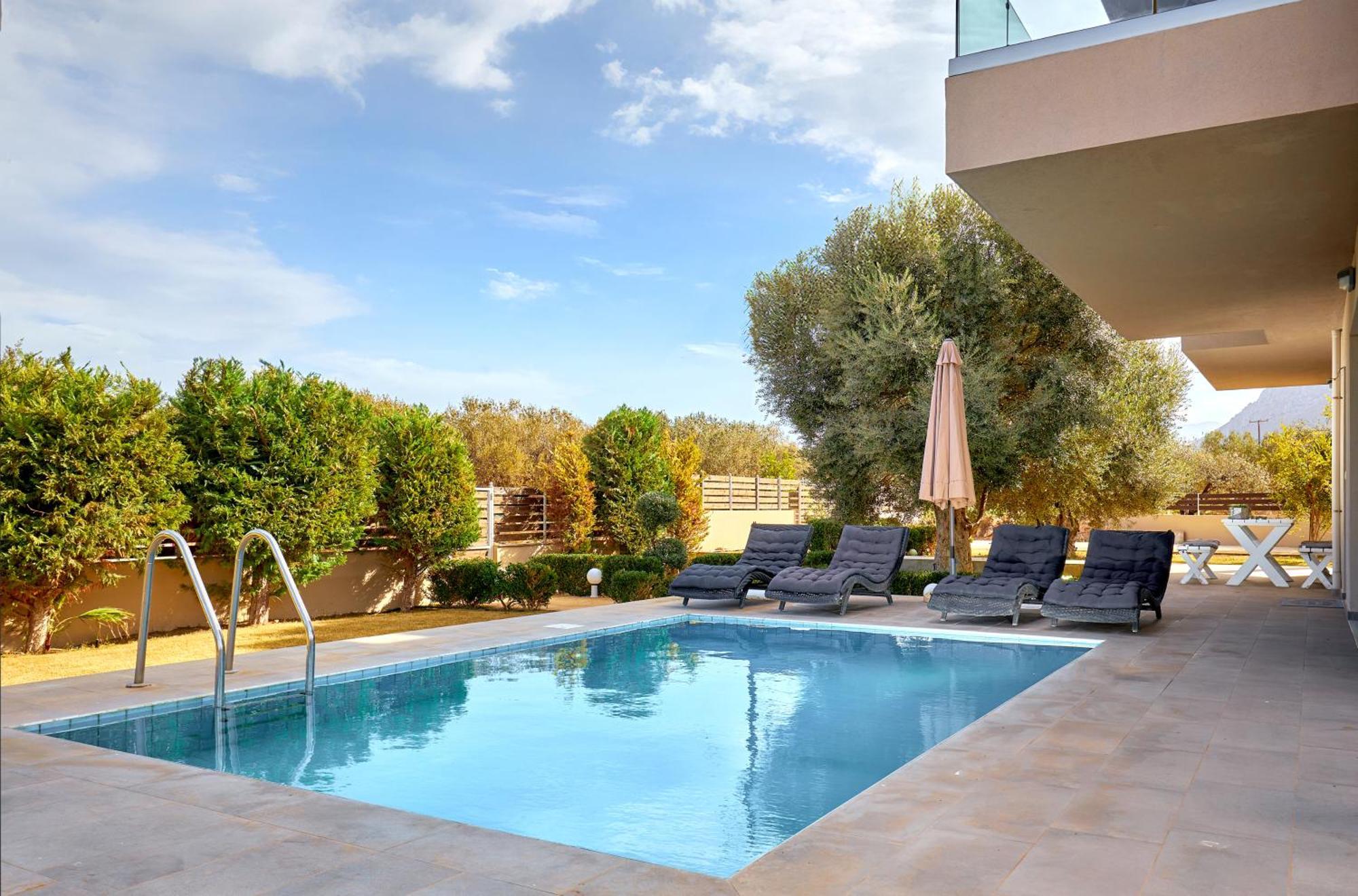 Villa Santa Barbara Hersonisos แอร์ซอนิสซอส ภายนอก รูปภาพ