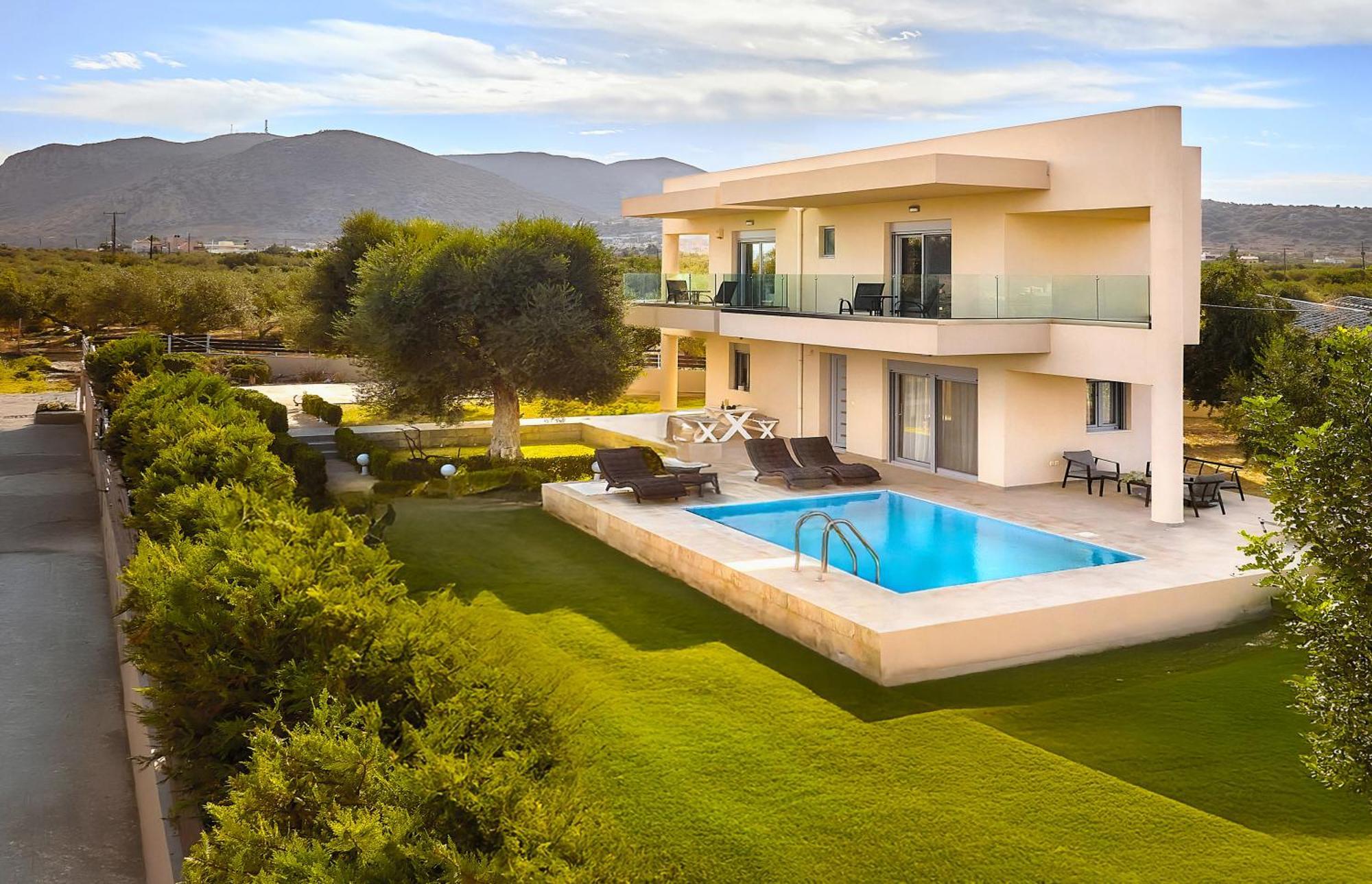 Villa Santa Barbara Hersonisos แอร์ซอนิสซอส ภายนอก รูปภาพ